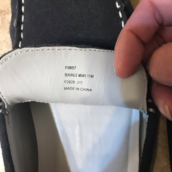 ?Calvin Klein Navy Suede Loafer